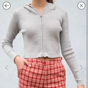Brandy melville zip up Arden hoodie